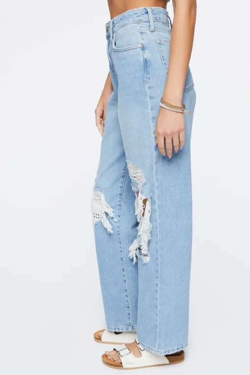 Recycled Cotton High-Rise Straight Jeans