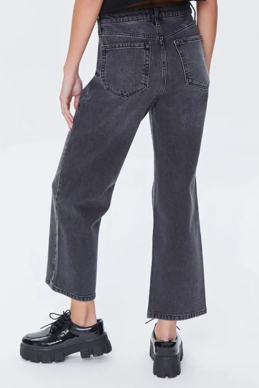 Recycled Cotton High-Rise Straight Jeans
