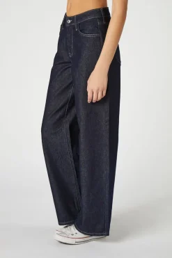 Recycled Cotton Wide-Leg Jeans