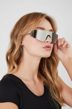 Reflective Shield Sunglasses