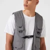 Reflective Utility Cargo Vest