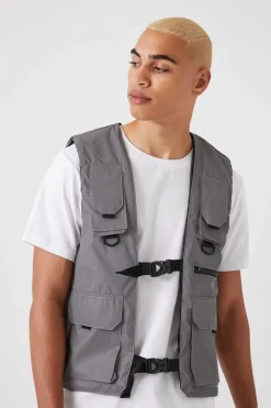 Reflective Utility Cargo Vest