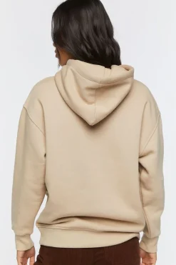 Reindeer Embroidered Graphic Hoodie
