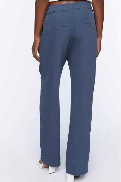 Relaxed High-Rise Crepe Pants