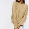 Relaxed-Fit Raglan Sweater
