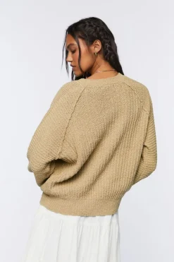 Relaxed-Fit Raglan Sweater