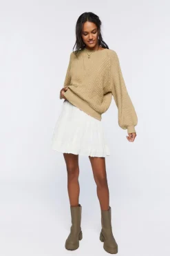 Relaxed-Fit Raglan Sweater