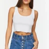 Retro High-Rise Denim Shorts