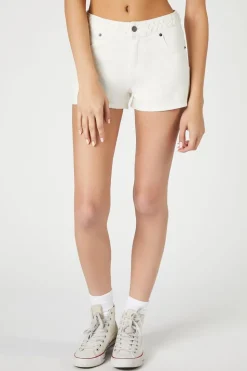 Retro High-Rise Denim Shorts
