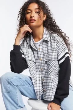 Reworked Plaid Combo Flannel Shirt