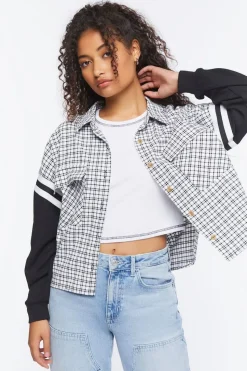 Reworked Plaid Combo Flannel Shirt