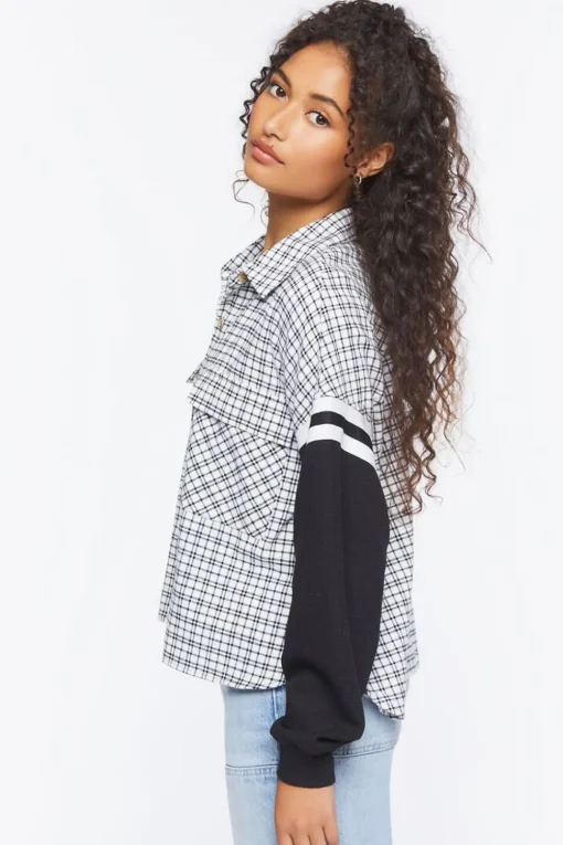 Reworked Plaid Combo Flannel Shirt