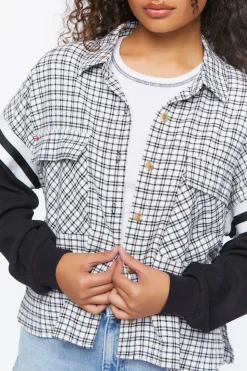 Reworked Plaid Combo Flannel Shirt