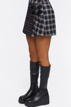 Reworked Plaid Mini Skirt