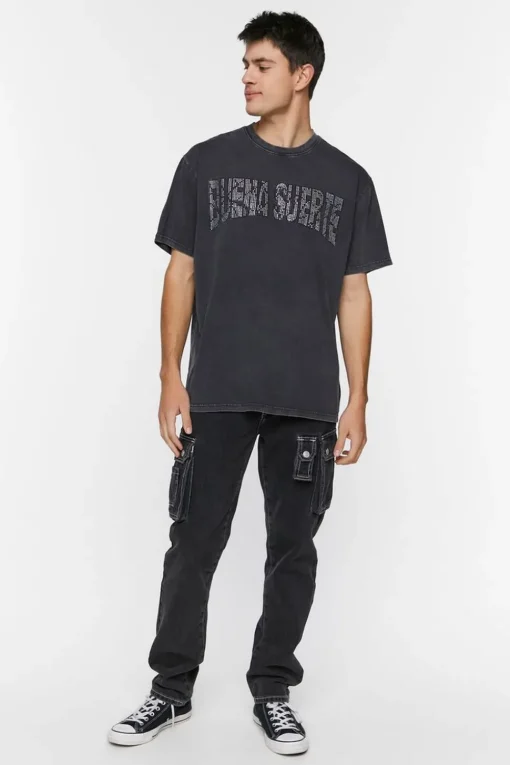 Rhinestone Buena Suerte Graphic Tee