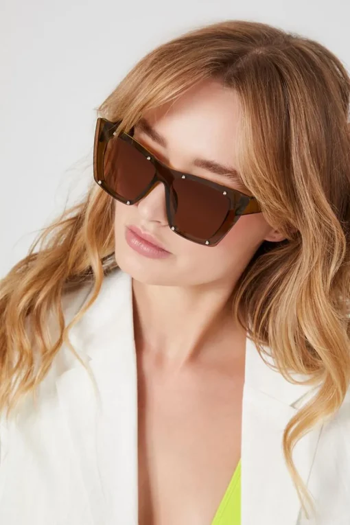 Rhinestone Cat-Eye Sunglasses