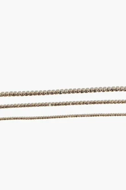 Rhinestone Chain Bracelet Set