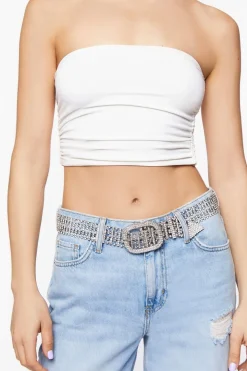 Rhinestone Chainmail Buckle Belt
