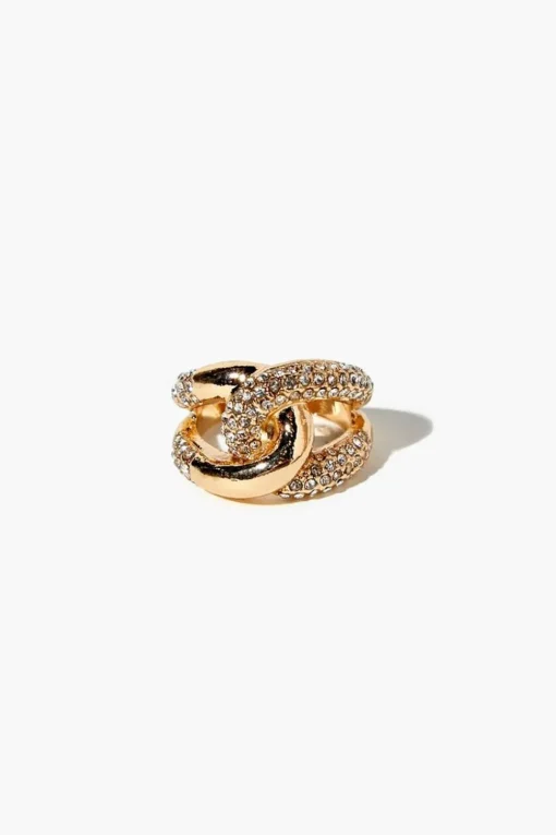 Rhinestone Cocktail Ring