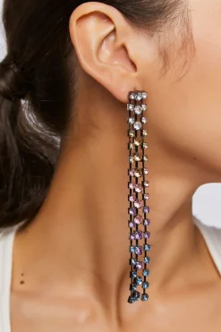 Rhinestone Drop Earrings