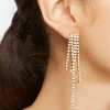 Rhinestone Drop Earrings