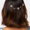 Rhinestone Flower Head Chain