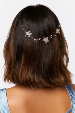 Rhinestone Flower Head Chain