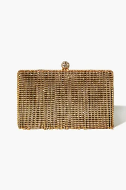 Rhinestone Fringe Clutch Bag