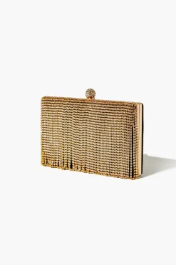 Rhinestone Fringe Clutch Bag