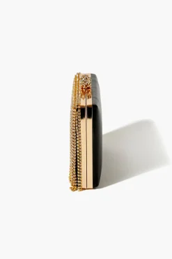 Rhinestone Fringe Clutch Bag