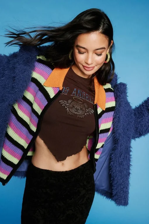 Rhinestone Los Angeles Graphic Baby Tee