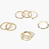Rhinestone Thin Ring Set