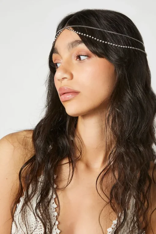 Rhinestone Tiered Head Chain
