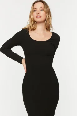 Ribbed Bodycon Mini Dress
