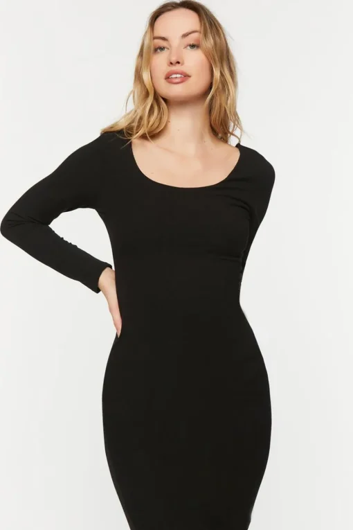 Ribbed Bodycon Mini Dress