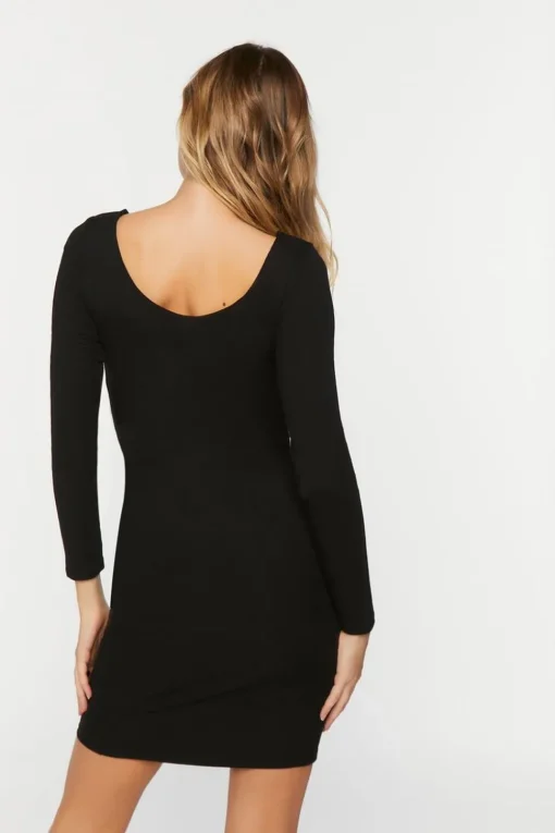 Ribbed Bodycon Mini Dress