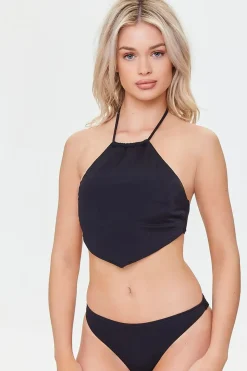 Ribbed Cheeky Bikini Bottoms