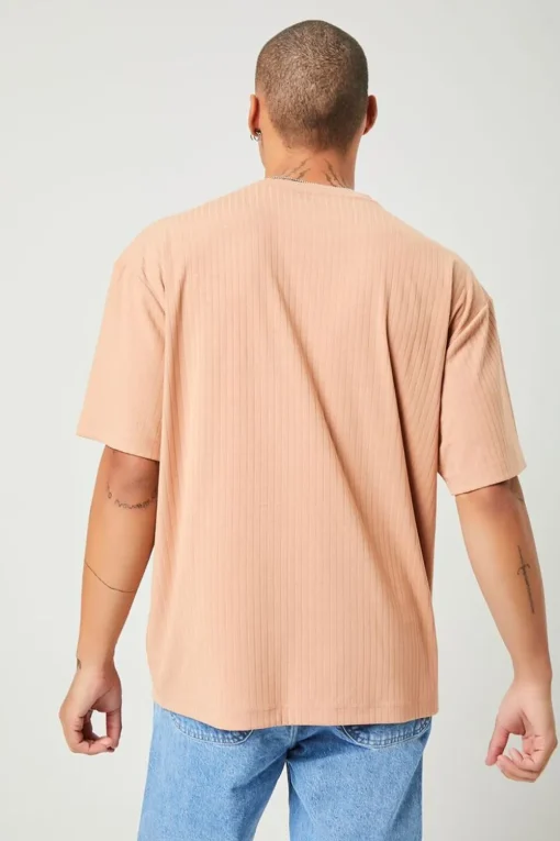 Ribbed Crew Neck Tee