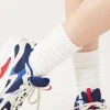 Ribbed Crew Socks