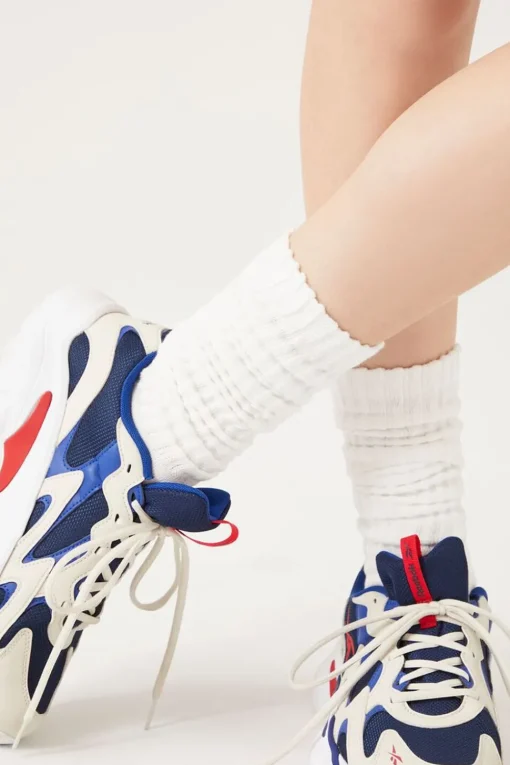 Ribbed Crew Socks
