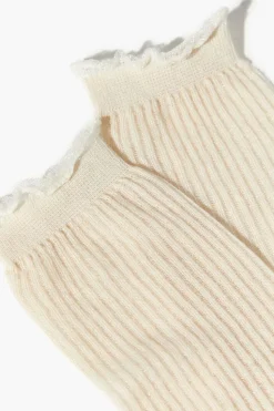 Ribbed Crew Socks
