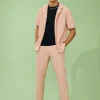Ribbed Drawstring Pants