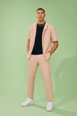 Ribbed Drawstring Pants