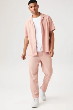 Ribbed Drawstring Pants