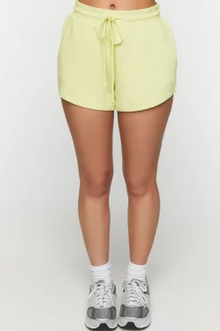 Ribbed Drawstring Shorts