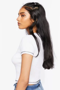 Ribbed Knit Baby Tee