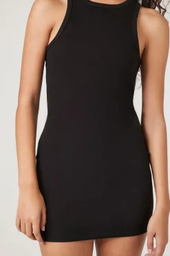 Ribbed Knit Bodycon Tank Dress