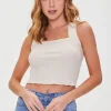 Ribbed Knit Crop Top
