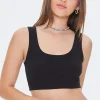 Ribbed Knit Crop Top