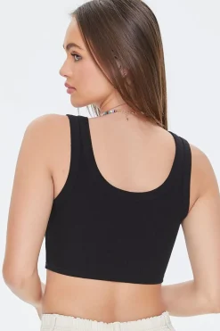 Ribbed Knit Crop Top
